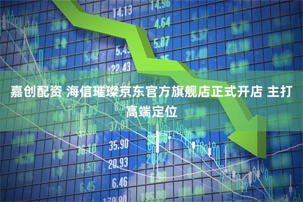 嘉创配资 海信璀璨京东官方旗舰店正式开店 主打高端定位