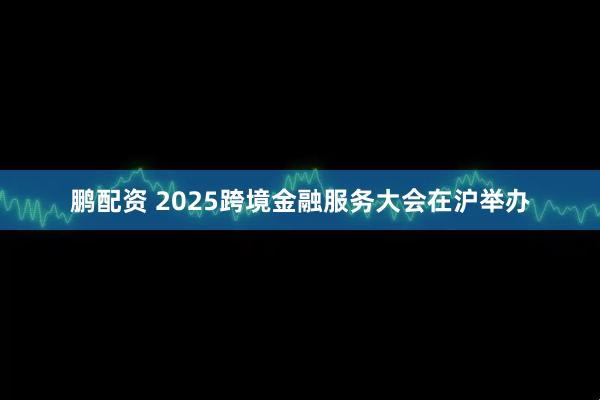 鹏配资 2025跨境金融服务大会在沪举办